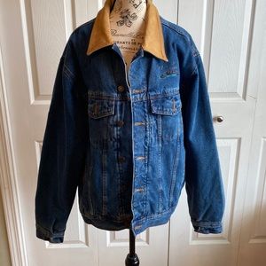 Mens lined jean jacket